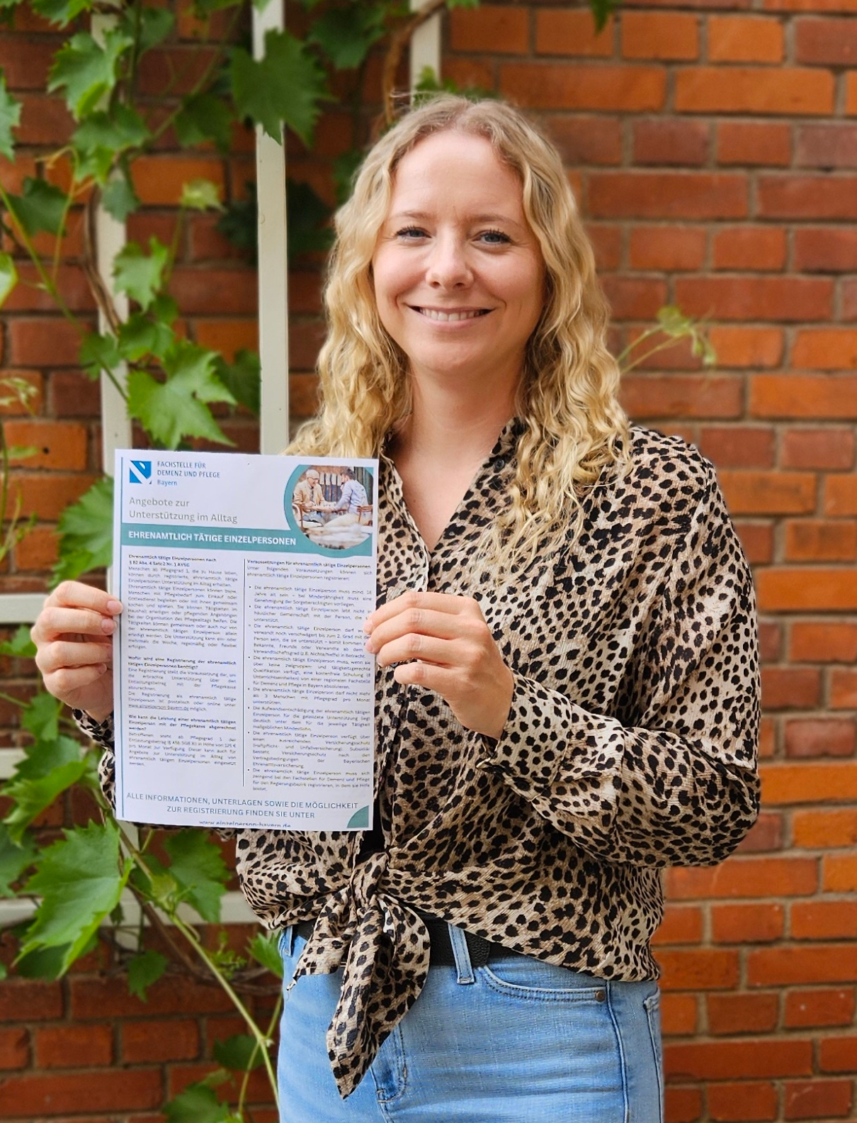 Vera Ksinski informiert über die Schulung. Foto: Nadja Pfeifer.