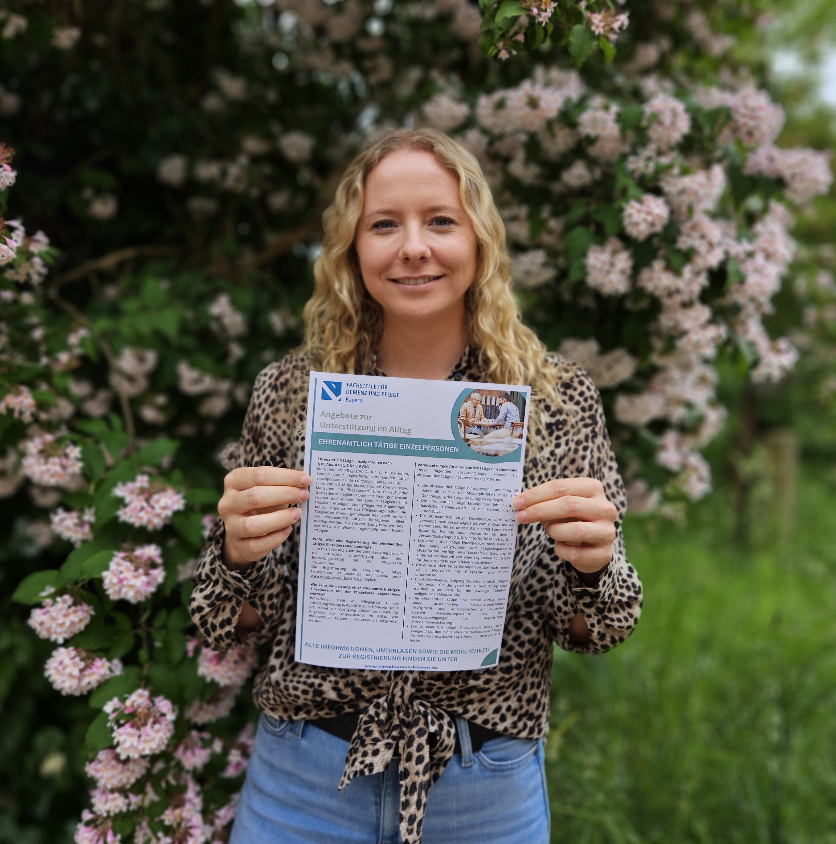 Vera Ksinski informiert über die Schulung. Foto: Nadja Pfeifer.